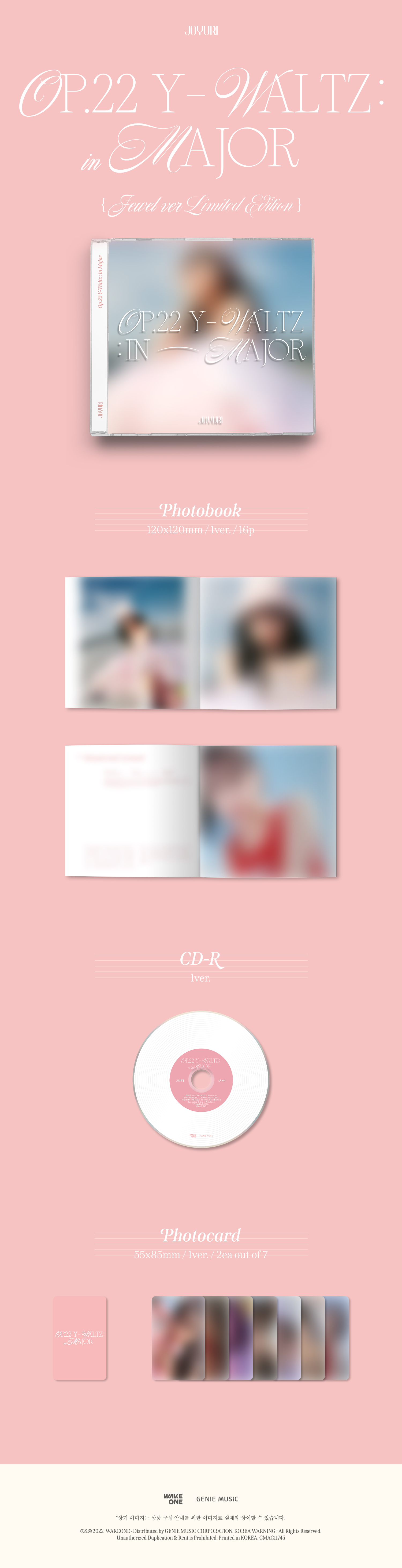 ktown4u.com : Jo YuRi - The 1st Mini Album [Op.22 Y-Waltz : in